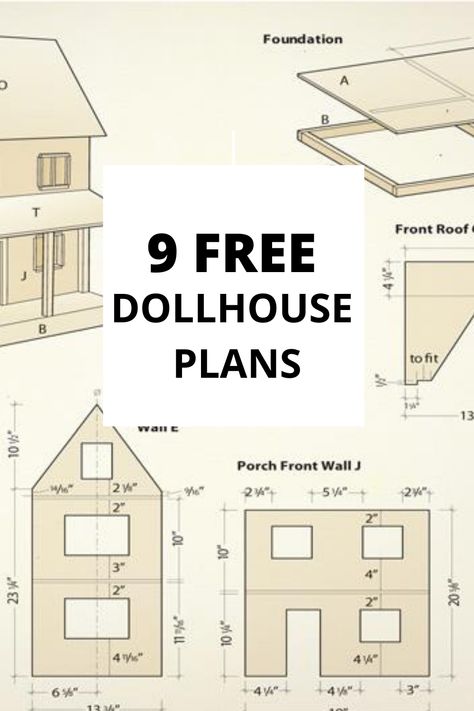 Dollhouse Furniture Plans, Dollhouse Woodworking Plans, Build A Dollhouse, Dollhouse Plans, Wooden Dollhouse Kits, Cardboard Dollhouse, Diy Barbie House, Mini Dollhouse, Dollhouse Tutorials