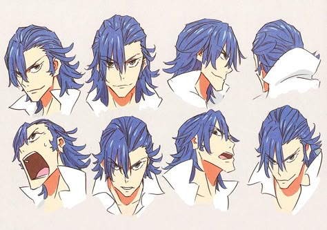 Studio Trigger Art Style, Trigger Art Style, Studio Trigger Art, Hiroyuki Imaishi, Kill La Kill Art, Expression Sheet, Studio Trigger, Character Model Sheet, Anime Head