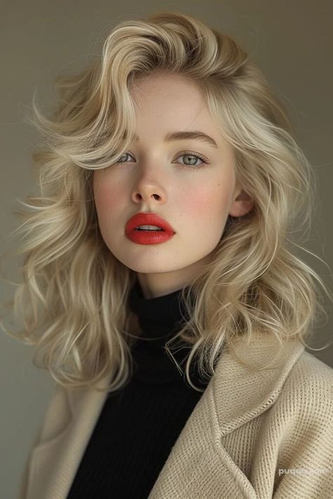 90's Bob Haircut for Old Money Look - Puqqu Κούρεμα Bob, Fishtail Braid, Classic Hairstyles, Platinum Blonde Hair, Long Blonde, Retro Hairstyles, Hair Color Balayage, Bob Haircut, Blonde Balayage