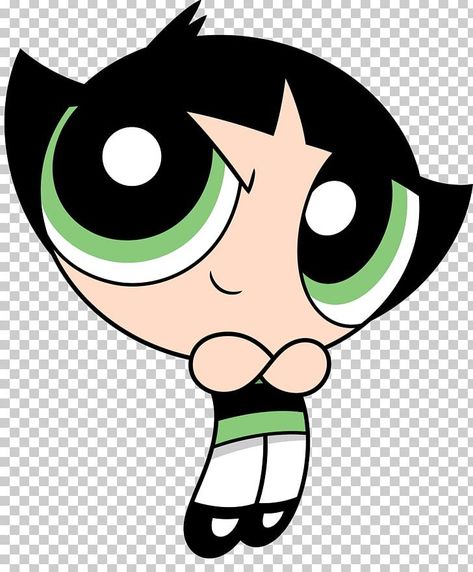 Powerpuff Buttercup, Buttercup Tattoo, Buttercup Powerpuff Girl, Blossom Bubbles And Buttercup, Powerpuff Girls Characters, Cartoon Network Characters, My Little Pony Applejack, Girls Png, Kitten Drawing