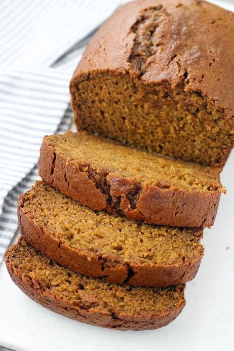 Chai Spiced Pumpkin Bread - Bowl of Delicious Pumpkin Walnut Bread, Gluten Free Pumpkin Bread Recipe, Spiced Pumpkin Bread, Chai Recipes, Gluten Free Pumpkin Bread, Pumpkin Banana Bread, Pumpkin Bread Easy, Moist Pumpkin Bread, Walnut Bread