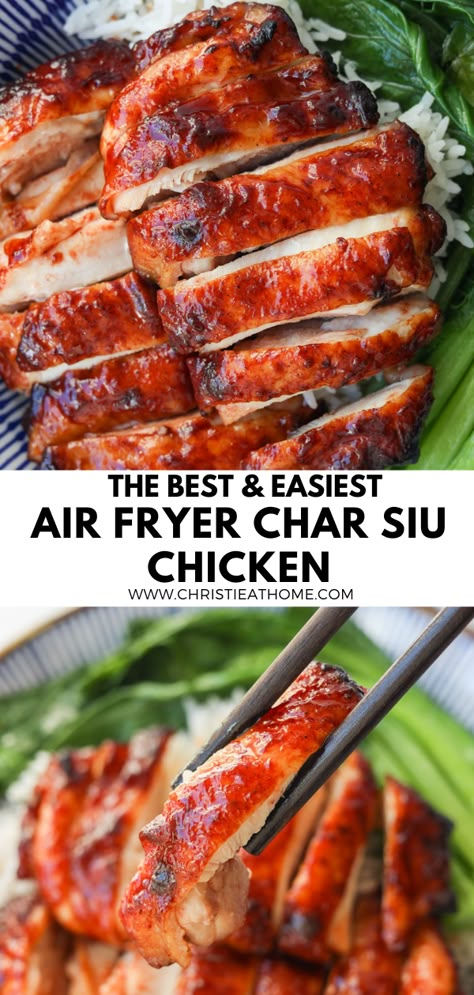 Air Fryer Char Siu, Char Siu Chicken, Char Sui, Juicy Chicken Thighs, The Best Air Fryer, Smart Oven, Chicken Tender, Char Siu, Best Air Fryer