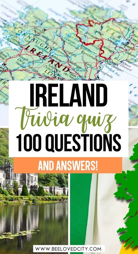 If you love Ireland, you must take this awesome Ireland quiz! Ireland quiz | Ireland quiz questions and answers | Europe quiz | Ireland trivia | Europe trivia | Geography quiz | Fun pub quiz | Trivia quiz questions and answers Europe Quiz, Geography Quiz Questions, World Geography Quiz, Group Game Ideas, Trivia Quiz Questions, Geography Trivia, Geography Quizzes, Games For Teenagers, Ireland Bucket List