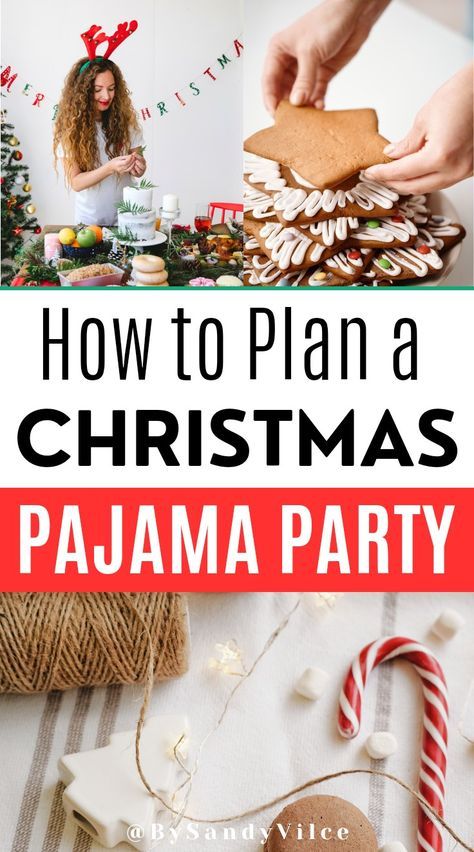 Pancake And Pajamas Christmas Party, Rs Christmas Activity Ideas, Christmas Pajama Brunch Party, Pajama Themed Christmas Party, Christmas Themed Slumber Party, Mom Christmas Party Ideas, Christmas Brunch Activities, Pajamas And Prosecco Christmas Party, Girls Night Christmas Party Ideas Food