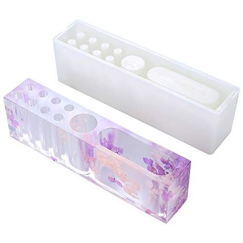 Pen Holder Ideas, Resin Small Business, Large Resin Molds, Diy Resin Gifts, Instrument Craft, Big Pen, Diy Resin Mold, Resin Pen, Resin Art Supplies