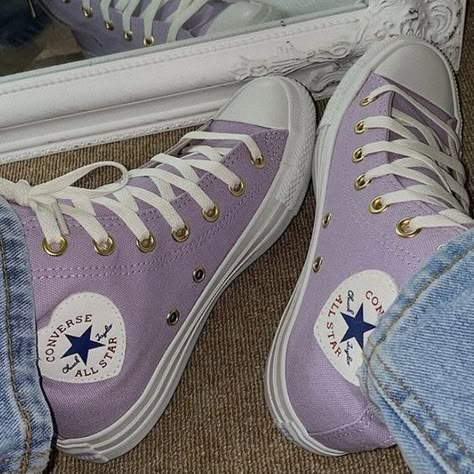 purple violet lavender lilac converse all star laces jeans mirror style trainers sneakers clean large small medium pretty aesthetic japancore koreancore korea japan jpop kpop chinese pastel soft r o s i e g e o r g i a cute unfiltered theme rp icons core chromatic dark light theyjustluvmari instagram minimalistic minimal ethreal Olivia Rodrigo Converse, Taylor Swift 2010, Samsung Homescreen, Fear Of Falling, Purple Converse, Photo Icon, Purple Icon, Short Grunge Hair, The Story Of Us