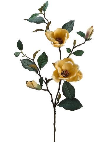 Yellow Magnolia, Artificial Magnolia, Flower References, Artificial Wedding Flowers, Magnolia Branch, Flower Reference, Silk Wedding Flowers, Silk Flowers Wedding, Silk Plants