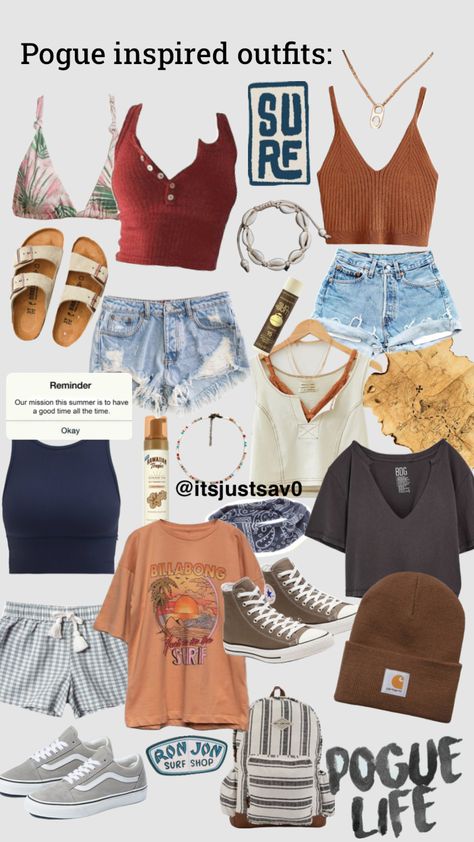 Summer Beach Vibes Outfits, Aesthetic Beachy Outfits, Obx Outfits Inspiration, Pouges Life Outfits, Lavender Picking Outfit, Cute Obx Outfits, Cute Outer Banks Outfits, Obx Pouge Outfits, 70s Surf Aesthetic Outfits