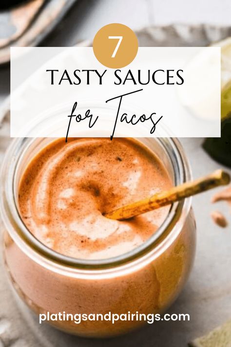 Sauce For Mexican Bowl, Vegan Taco Sauce Recipe, Sauce To Dip Tacos In, Spicy Taco Sauce Recipe, Taco Mayo Sauce, Mayo Taco Sauce, Dairy Free Taco Sauce, Homemade Sauce For Tacos, Yogurt Sauce For Tacos