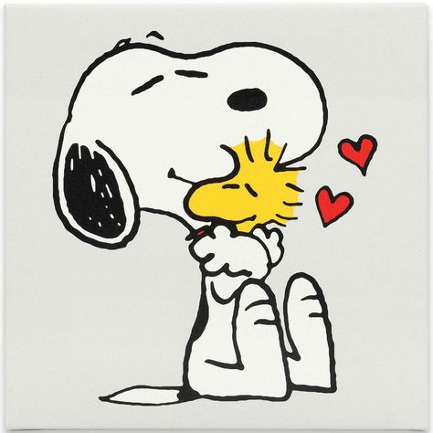 Snoopy And Peanut, You Deserve All The Love, Snoopy Love You, Simple Wall Prints, Snoopy Pictures Image, Cute Snoopy Paintings, Snoopy Art Print, Snoopy Canvas Painting, Snoopy In Love