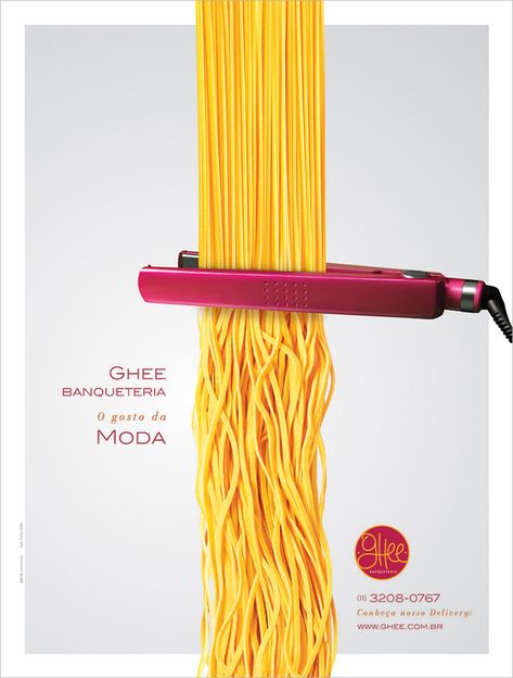 Spaghetti Advertising, Creative Poster Design Ideas Graphic Designers, Product Ads Design, Product Design Poster, Product Poster Design, Creative Product Design, Spaghetti Design, Clever Advertising, 3d Mockup