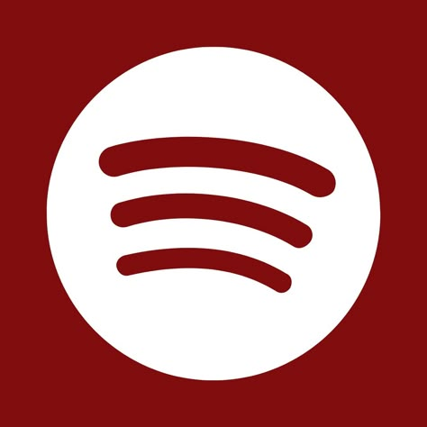 White Spotify Icon, Spiderman App, Spotify App Icon, All Apps Icon, Red Widgets, Spotify Icon, Red Icons, Application Icon, Black App