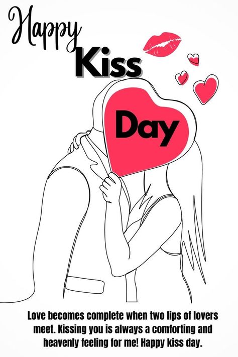 Happy Kiss Day! Happy Kiss Day, Happy Valentine Day Quotes, Love Quotes For Him Deep, Beautiful Love Images, Kiss Day, Love Quotes For Him Romantic, Valentine's Week, Love Quotes For Boyfriend, Valentine's Day Quotes