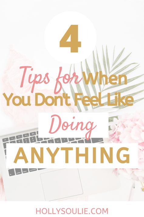 Lately, I've had some days where I couldn't find much motivation to do anything. ⁠⁠If this is something you relate to, here are some ideas to cope. Read on for 4 things to do when you don't feel like doing anything. Release Limiting Beliefs, Feeling Blah, Caring For Yourself, Chemical Imbalance, Practicing Self Love, How To Love Yourself, Be Gentle With Yourself, Days Like This, Welcome To My Page