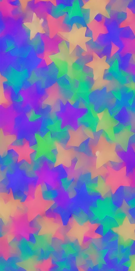 Cute Neon Wallpaper Aesthetic, Colorful Stars Aesthetic, Ipod Touch Wallpapers, Color Pop Wallpaper, Star Pattern Background, Colorful Star Background, Outside Background Aesthetic, Colorful Aesthetic Background, Decora Aesthetic Wallpaper