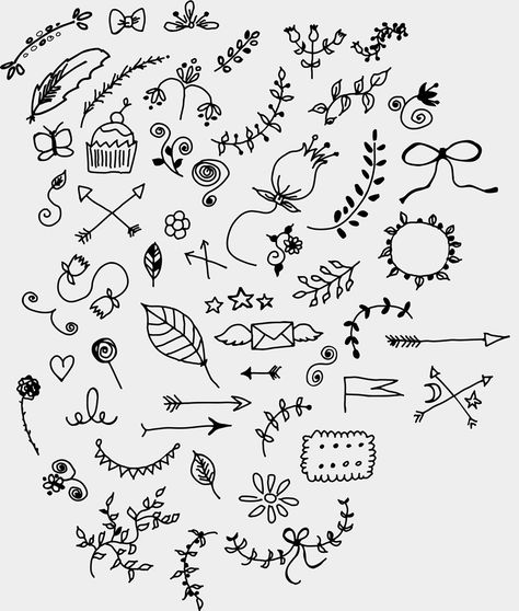 Doodle Fillers, Filler Doodles, Henna Doodle, Doodle Art Journals, Art Videos Tutorials, Easy Drawings For Kids, Bullet Journal Doodles, Journal Doodles, Simple Doodles