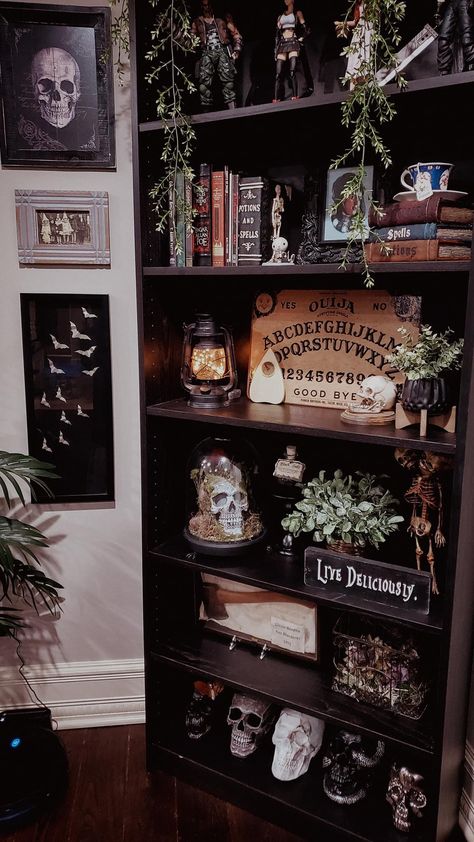 Witchy Bedroom, Goth Bedroom, Witchy Room, Dark Home Decor, Goth Home, Goth Home Decor, Dark Home, Goth Decor, Witchy Decor