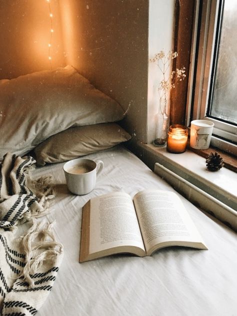 My Little World ✿ An Open Book, Reading Aesthetic, Hyogo, Books Coffee, Cozy Aesthetic, Miyagi, Coffee And Books, Open Book, Book Nooks