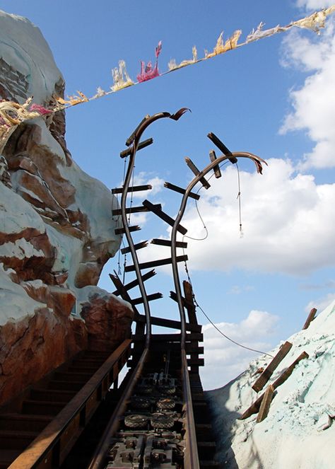 Expedition Everest cracked railways Expedition Everest, Monte Everest, Disney Parque, Disney World Pictures, Disney Rides, Disney World Florida, Disney Photography, Parc D'attraction, Disney Animals