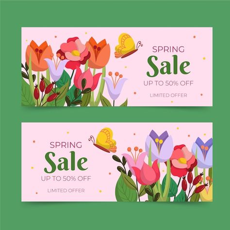 Spring Banner, Social Branding, Stationery Business, Nature Background Images, Floral Banners, Background Floral, Fun Website Design, Event Banner, Nature Background