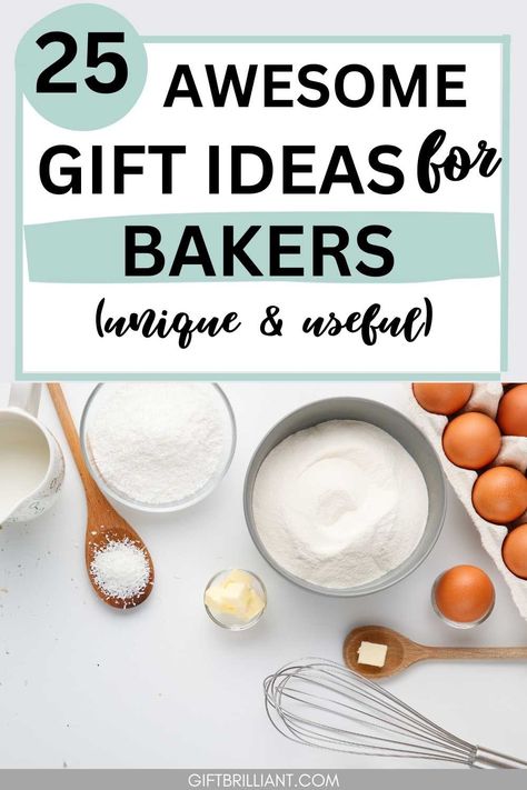 Diy Gifts For Bakers, Baking Gift Ideas Christmas, Christmas Gifts For Bakers, Gifts For Bread Bakers, Bakers Gift Basket Ideas, Gifts For Bakers Unique, Baked Gifts Ideas, Baking Christmas Gifts, Baker Gift Ideas