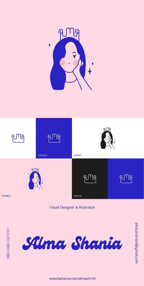 Personal Design Logo, Personal Branding Illustration, Personal Logo For Graphic Designer, Visual Communication Design Portfolio, Personal Brand Graphic Design, Personal Branding Logo Ideas, Personal Brand Identity Design, Graphic Designer Branding Personal, Graphic Designer Personal Logo