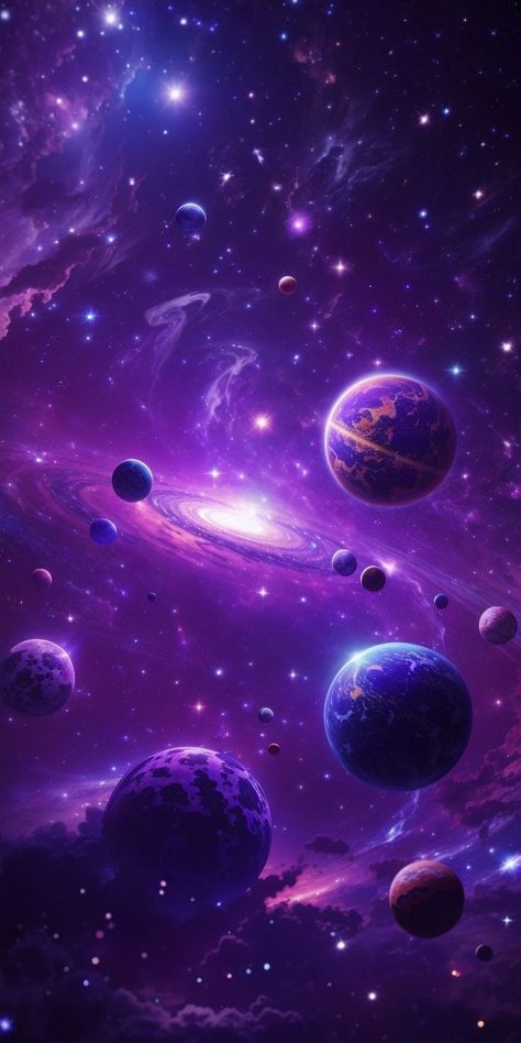 Purple Galaxy Wallpaper, Whatsapp Wallpapers Hd, Cool Galaxy Wallpapers, Aesthetic Galaxy, Galaxies Wallpaper, Planets Wallpaper, Cosmic Art, Beautiful Art Pictures, Galaxy Art