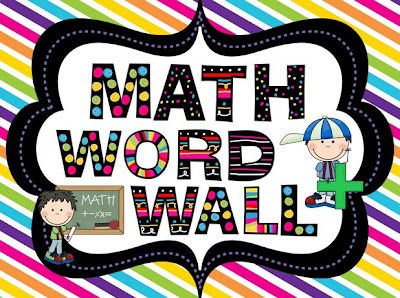 Classroom Freebies: Word Wall Signs Word Wall Template, Personal Word Wall, Math Word Wall, Math Wall, Math Word Walls, Math Vocabulary, Classroom Freebies, Math Words, Math Workshop