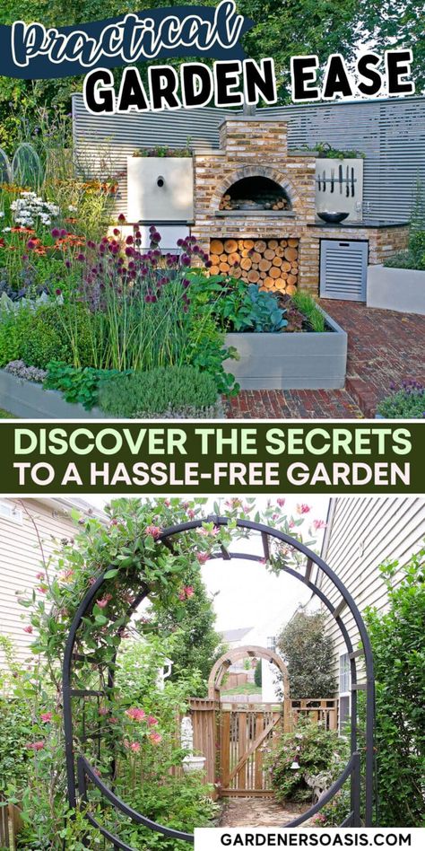 16 Tips For Creating A Low Maintainenance Garden | Gardening Ideas Shade Plants Perennial, Diy Front Garden, Landscaping For Beginners, Garden Low Maintenance, Soil Nutrients, Secret Garden Design, Low Maintenance Perennials, Garden Design Diy, Perennial Garden Design