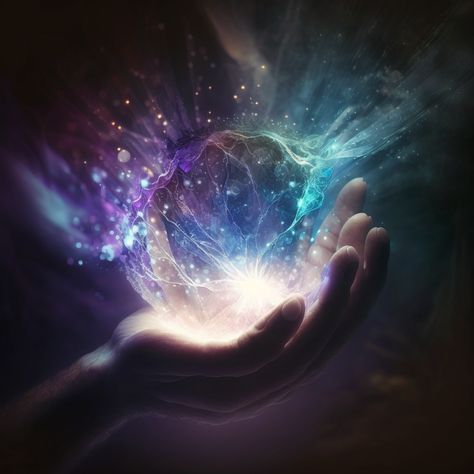 Universe Art Spiritual, Healing Magic Aesthetic, Magic Powers Aesthetic, Hand Energy, Magic Hands, Energy Art, Magic Aesthetic, Spirited Art, Healing Hands