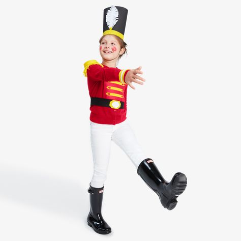 Diy Nutcracker Costume, Christmas Character Day, Christmas Costume Ideas, Nutcracker Costume, Diy Nutcracker, Halloween Block Party, Cherry Birthday, Halloween Costume Ideas For Kids, Sew Halloween Costume