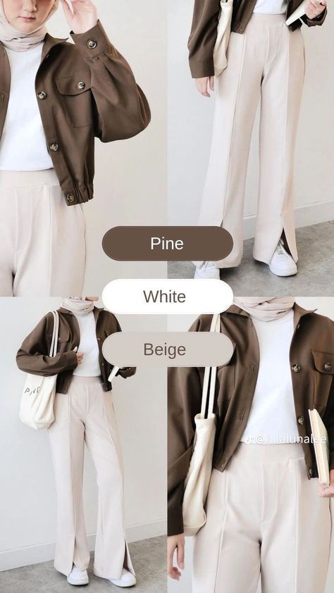 College Ootd, Smart Casual Women Outfits, Simple Casual Outfits, Match Outfits, Simple Style Outfits, Mix Match Outfits, Colour Combinations Fashion, Color Combos Outfit, Color Combinations For Clothes