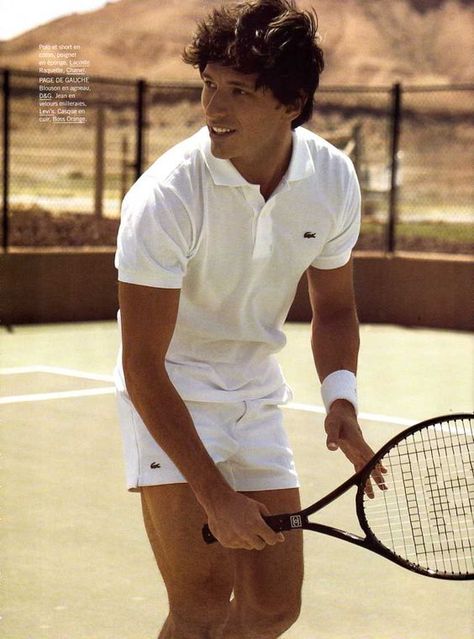 Old Money Tennis Outfit, Preppy Summer Outfits Men, Old Money Tennis, Lacoste Outfit, Mode Tennis, Tennis Photoshoot, White Mustang, 2025 Vibes, Tennis Outfit Aesthetic