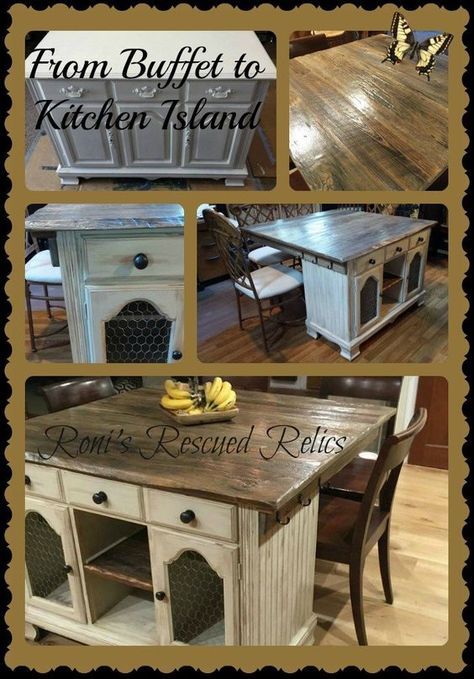 Front Entrance Decor, Build Kitchen Island, Rustic Furniture Design, Re Purpose, Rustic Furniture Diy, Rustic Kitchen Island, Kitchen Island Ideas, Furniture Flip, Diy Kitchen Island