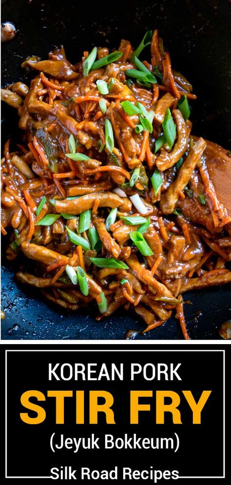 Chicken And Pork Stir Fry, Korean Stir Fry Pork, Pork Stirfry Marinade, Pork And Veggies Recipes, Asian Pork Stir Fry, Thai Pork Stir Fry Recipes, Stir Fried Pork Recipes, Chinese Pork Stir Fry, Pork Stir Fry Recipes Healthy