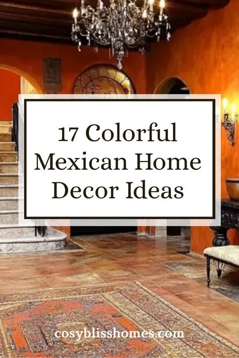 Transform your living space with these 17 vibrant Mexican home decor ideas! From bold terracotta tile accents to handcrafted textiles, enrich your home with the spirit of Mexico. You'll find tips on creating colorful walls, incorporating beautiful traditional pieces, and mixing modern designs for a lively and inviting atmosphere. Perfect for anyone looking to brighten their home with lush colors and unique artistry. Discover how to love every corner of your space with a Mexican flair that tells your story! Interior Design Mexican Modern, Latin Home Decor Spanish Style, Living Room Mexican Style, Mexican Home Decor Living Room Hacienda Style Wall Colors, New Mexico Style Home Interior Design, Hacienda Style Homes Mexican Interior, Mexican Modern Home Decor, Saltillo Tile Kitchen Color Schemes, Mexican Living Room Decor Hacienda Style