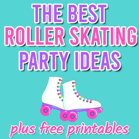 Roller Skating Birthday Party Outfit, Glow Skating Party Ideas, 90s Roller Skating Party, Skating Party Themes, Sweet 16 Roller Skating Party, Roller Rink Party Ideas, Skating Rink Birthday Party Ideas, Roller Skating Theme Party Ideas, Roller Skate Party Ideas Girl Birthday