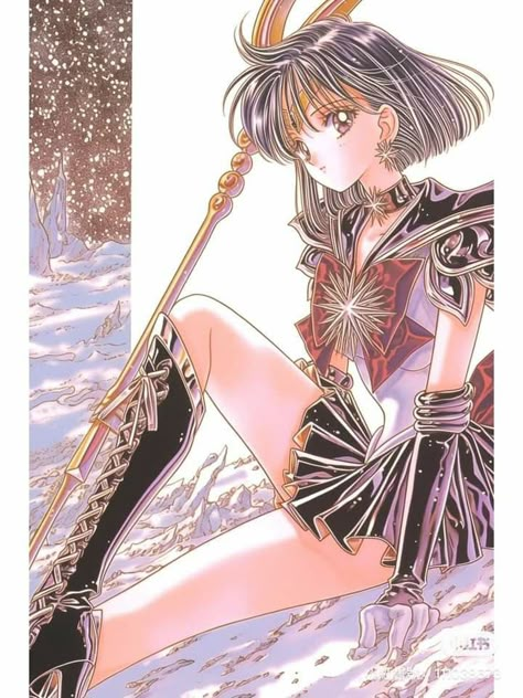 Sailor Saturn Aesthetic, Sailor Saturn Fanart, Sailor Moon Characters, Arte Sailor Moon, 일본 패션, Sailor Moon Aesthetic, Sailor Scout, Sailor Moon Manga, Sailor Moon Character