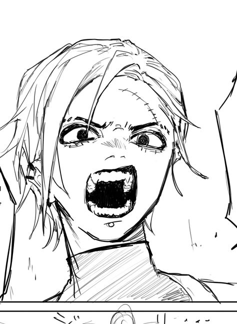 Maniac Laughing Reference, Face References Expression, Confused Eyebrows Drawing, Anime Dumbfounded Face, Screaming Face Reference Drawing, Speaking Drawing Reference, Aggressive Poses Reference, Anger Issues Drawing Reference, Manga Mouth Drawing