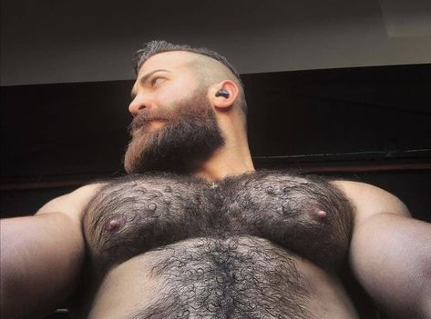 Instagram post by Arturo Gutiérrez • Jul 1, 2021 at 4:25am UTC Men Chest Hair, Burly Men, Male Body Art, Beard Lover, Male Anatomy, Great Beards, Muscle Bear, Beefy Men, Bear Men