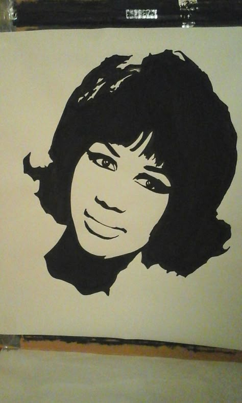 Aretha Franklin / painting by Roy Mayhem Poster, Traditional Tattoo Flash Sheets, Black Stencil, Tattoo Flash Sheets, Stylized Portraits, Black Latina, Rhinestone Designs Pattern, Musician Art, Civil Rights Activist