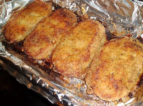 Parmesan Baked Pork Chops #Parmesan #baked #boneless #pork chops #crusted #Italian #justapinchrecipes Parmesan Baked Pork Chops, Parmesan Crusted Pork Chops, Parmesan Pork Chops, Pork Chop Recipes Baked, Pork Dinner, Boneless Pork Chops, Baked Pork Chops, Baked Pork, Parmesan Crusted