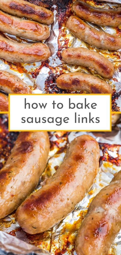 Wondering how to achieve perfectly baked sausage links in the oven? This comprehensive guide will walk you through the entire process, from cooking them to perfection to ensuring they're fully cooked. Plus, discover some mouthwatering oven dinner ideas to pair with these savory sausages. Breakfast, lunch, or dinner, baking sausages has never been easier! Oven Dinner Ideas, Bake Sausage In Oven, Easy Oven Dinners, Baked Italian Sausage, Breakfast Sausage Links, Cook Breakfast, Perfect Healthy Breakfast, Sausage Bake, Easy To Bake