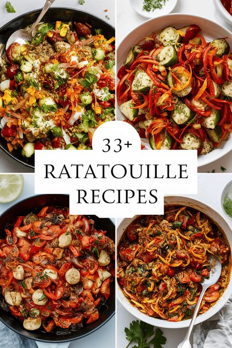 33+ Feel-Good Ratatouille Recipes That Will Brighten Your Table and Delight Your Taste Buds!

Brighten your table with these delicious ratatouille recipes that will make your taste buds dance! From fresh vegetables to savory herbs each dish is a tasty celebration of flavor. Perfect for family dinners or gatherings with friends these recipes will surely bring smiles and joy to every meal. Enjoy cooking! https://foodeau.com/ratatouille-recipes Fruit Ratatouille, French Vegetable Recipes, Quick Pozole Recipe, Best Ratatouille Recipe, French Ratatouille Recipe, Ratatouille Recipes, Slow Cooker Ratatouille, Vegetable Ratatouille, Ratatouille Recipe