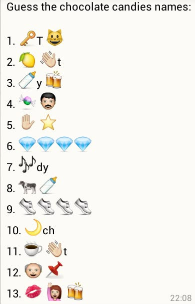 Guess the Chocolate Candies Name Biscuit Names, Guess The Emoji Answers, Emoji Answers, Chocolate Names, Guess The Emoji, Quiz Ideas, Emoji Puzzle, Emoji Quiz, Dare Games