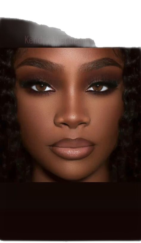 Semi Formal Wedding Makeup, Dark Skin Smokey Eye Black Women, Smoky Brown Eye Makeup Black Woman, Graduation Makeup Brown Skin, Dark Eyeshadow Looks Black Women, Bronze Makeup Dark Skin, Brown Smokey Eye Dark Skin, Brown Smokey Eye Black Women, Soft Smokey Eye Makeup Black Women