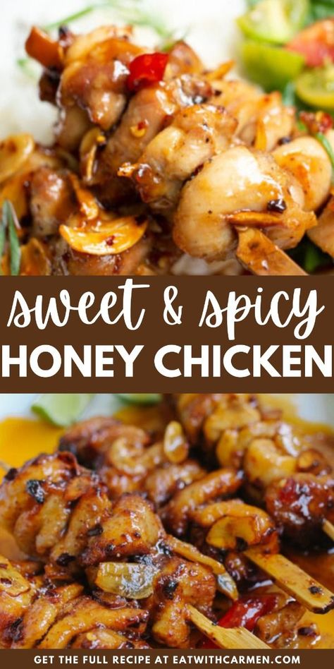 Spicy Honey Chicken: Get a kick of flavor with this spicy honey chicken recipe, a perfect balance of sweet and heat. Spicy Chicken Alfredo, Spicy Chicken Enchiladas, Honey Sauce For Chicken, Chicken Chipotle Pasta, Spicy Chicken Dip, Dinner Recipes For Fall, Spicy Chicken Chipotle Pasta, Chicken Instant Pot Recipes, Chipotle Pasta