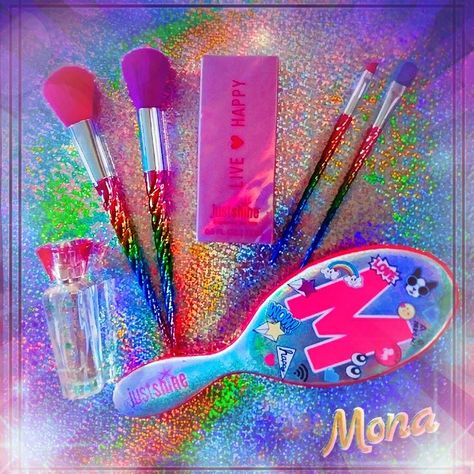 Happy Perfume, Justice Store, Unicorn Makeup Brushes, Toddler Girl Toys, Makeup Kit For Kids, Kitchen Sets For Kids, Unicorn Fashion, Barbie Doll Set, Halloween Acrylic Nails