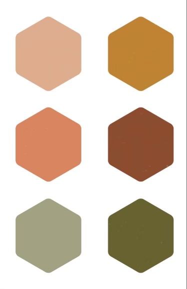 Rust And Olive Color Palette, Terra Cotta Colour Palette, Sage Palette Colour Schemes, Terra Cotta Office, Terra Cotta Aesthetic, Terra Cotta Decor, Rust Colour Palette, Rust Color Palette, Color Palette Rust