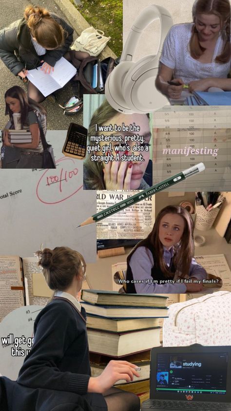 #school#burntout #academic #smart Academically Smart, Rory Gilmore School, School Aestethic, School Study Motivation, Study Moodboard, Hot Nerd, Get Good Grades, Studying Motivation, Digital Vision Board